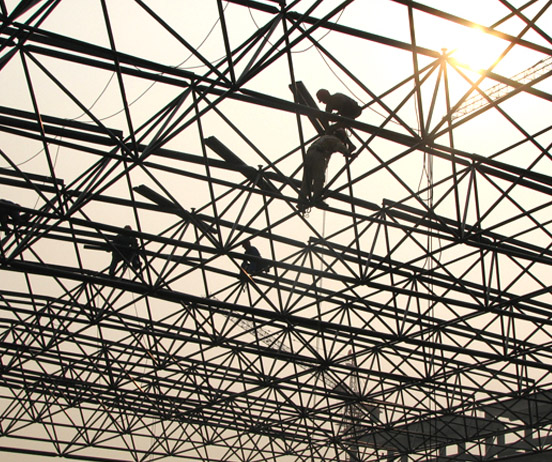 资阳厂房网架安装