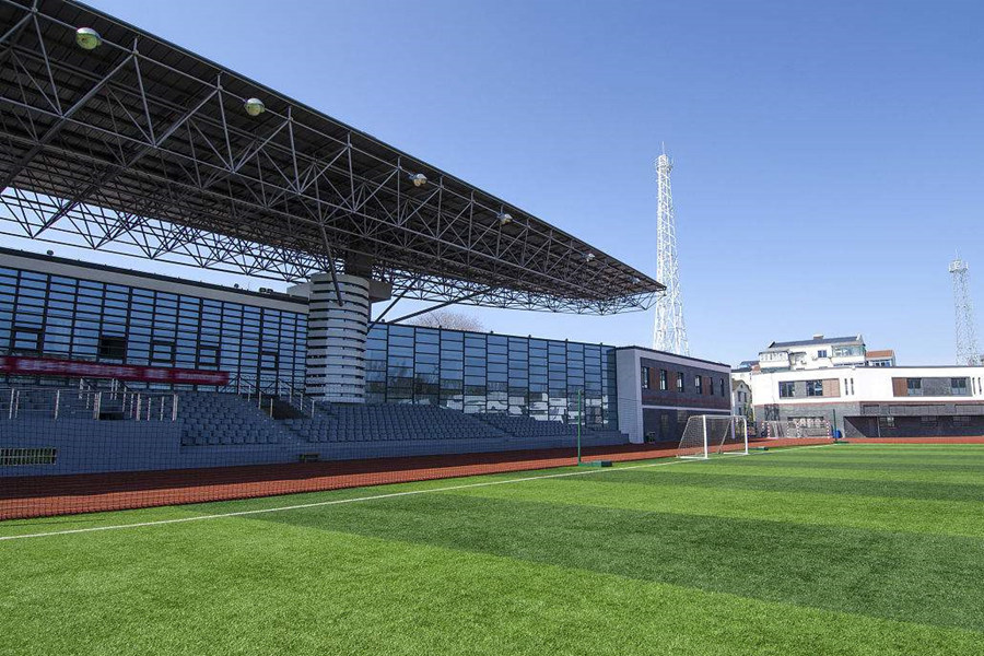 资阳体育场看台网架工程